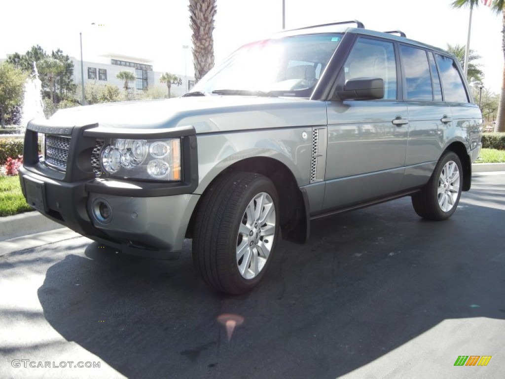 2006 Range Rover Supercharged - Giverny Green Metallic / Sand/Jet photo #2