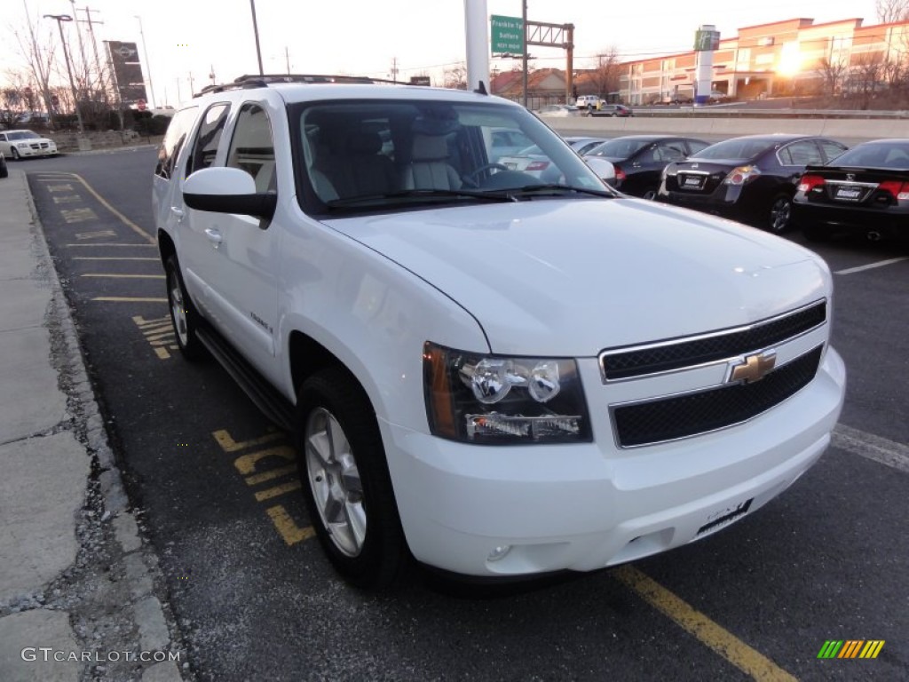 2007 Tahoe LTZ 4x4 - Summit White / Dark Titanium/Light Titanium photo #11