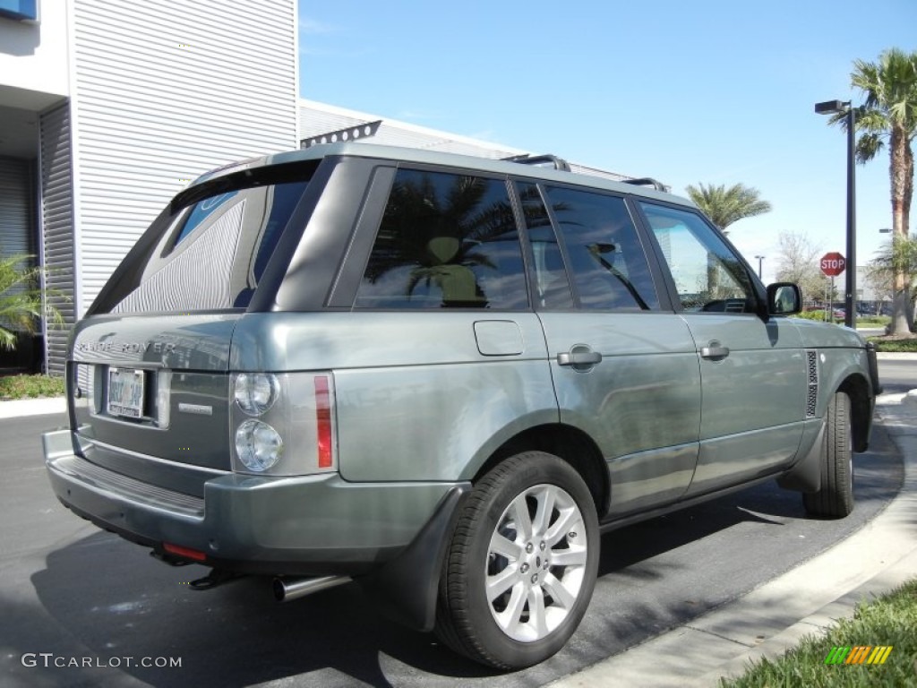 2006 Range Rover Supercharged - Giverny Green Metallic / Sand/Jet photo #6