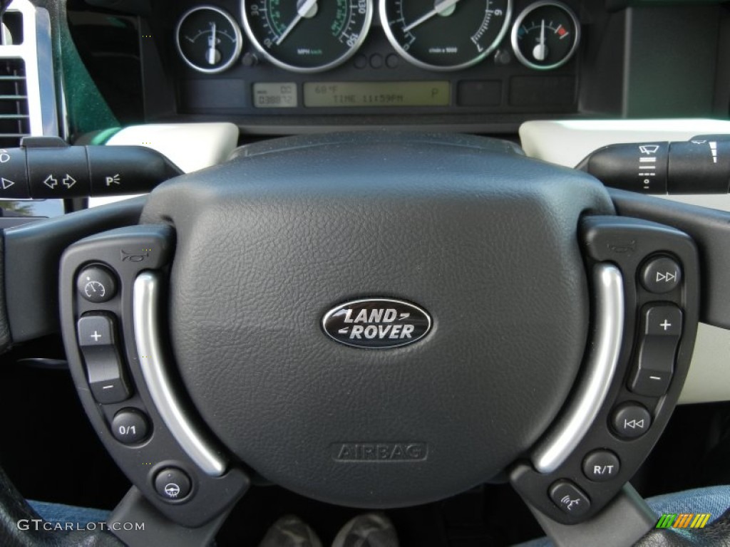 2006 Range Rover Supercharged - Giverny Green Metallic / Sand/Jet photo #31