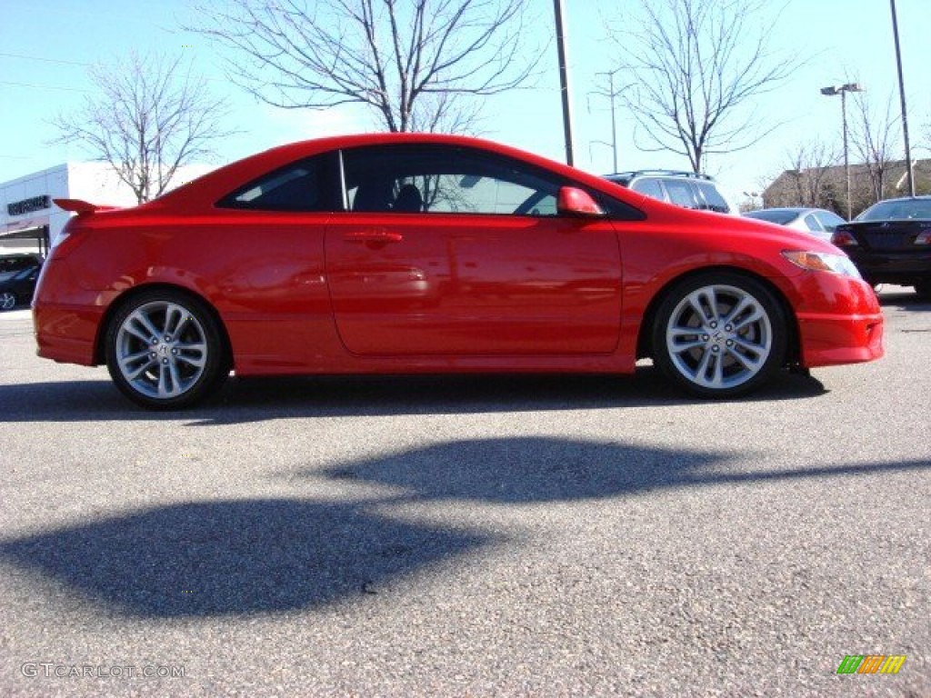 2008 Civic Si Coupe - Rallye Red / Black photo #3