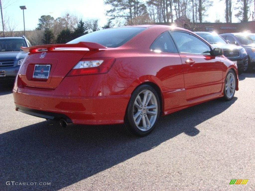 2008 Civic Si Coupe - Rallye Red / Black photo #4