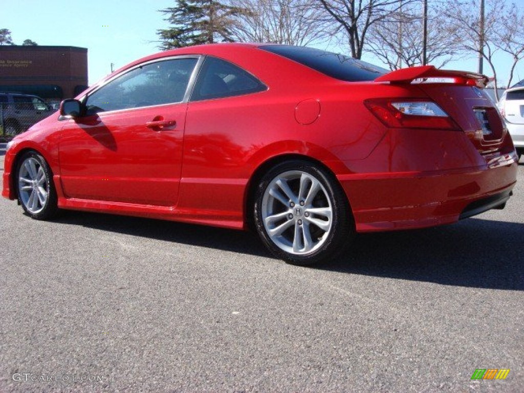 2008 Civic Si Coupe - Rallye Red / Black photo #5