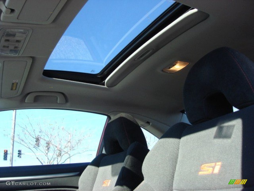 2008 Civic Si Coupe - Rallye Red / Black photo #13