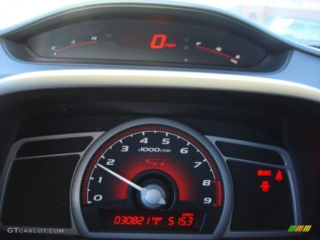2008 Civic Si Coupe - Rallye Red / Black photo #16