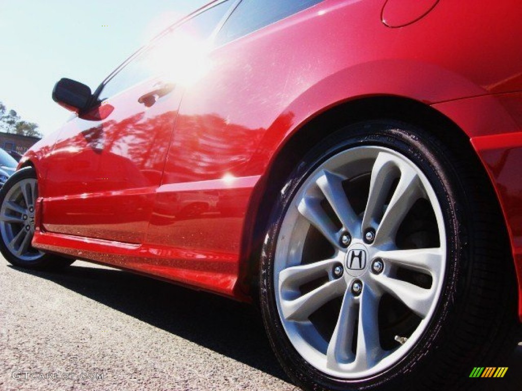 2008 Civic Si Coupe - Rallye Red / Black photo #23