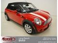 2010 Chili Red Mini Cooper Convertible  photo #1