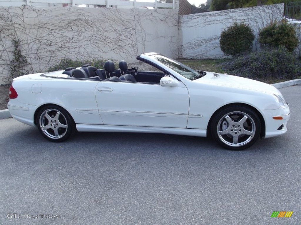 Arctic White 2009 Mercedes-Benz CLK 350 Cabriolet Exterior Photo #61275725