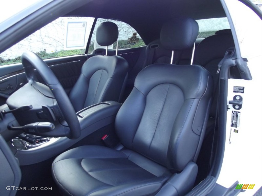 Black Interior 2009 Mercedes-Benz CLK 350 Cabriolet Photo #61275866