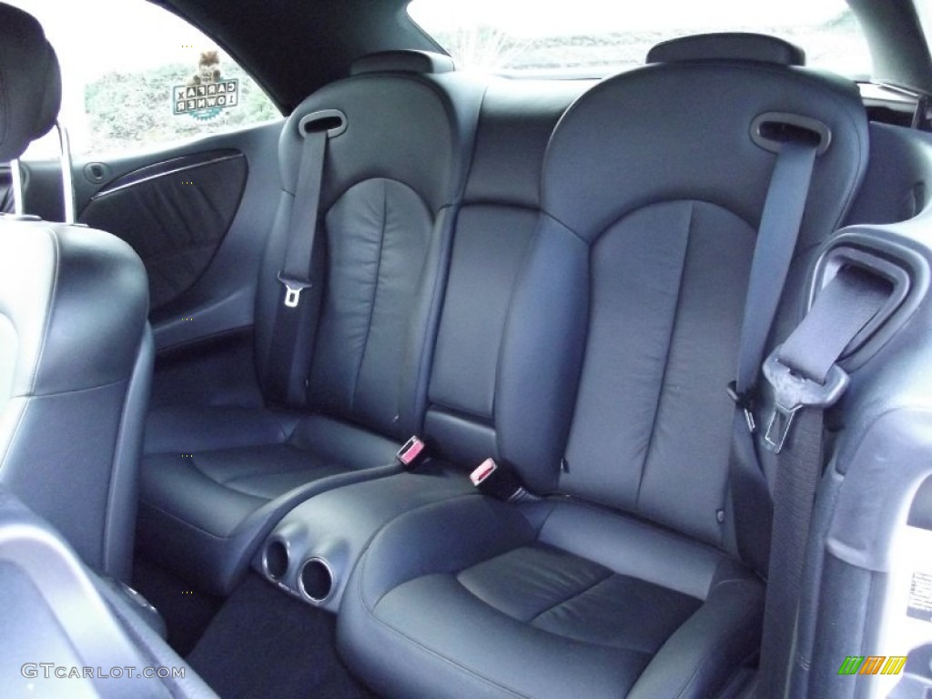 Black Interior 2009 Mercedes-Benz CLK 350 Cabriolet Photo #61275875