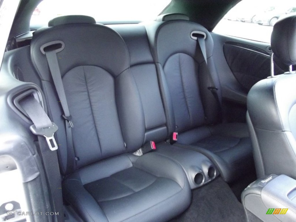 Black Interior 2009 Mercedes-Benz CLK 350 Cabriolet Photo #61275902