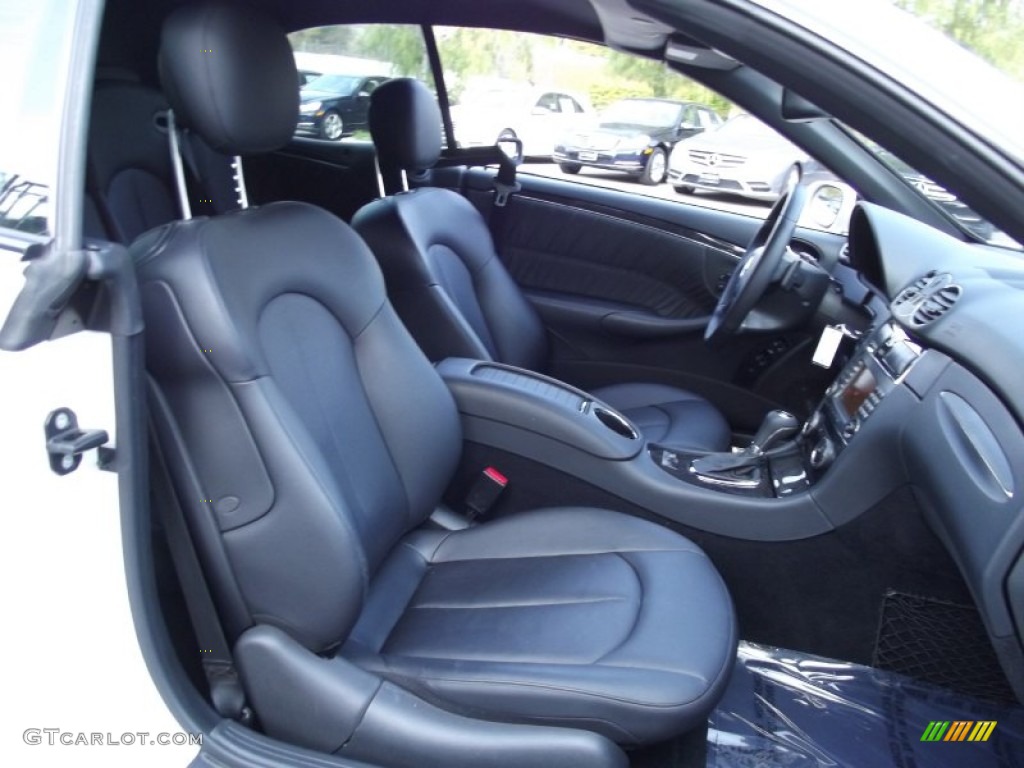 Black Interior 2009 Mercedes-Benz CLK 350 Cabriolet Photo #61275911