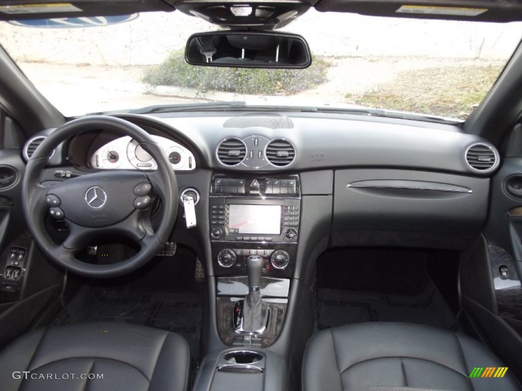 2009 Mercedes-Benz CLK 350 Cabriolet Black Dashboard Photo #61275929