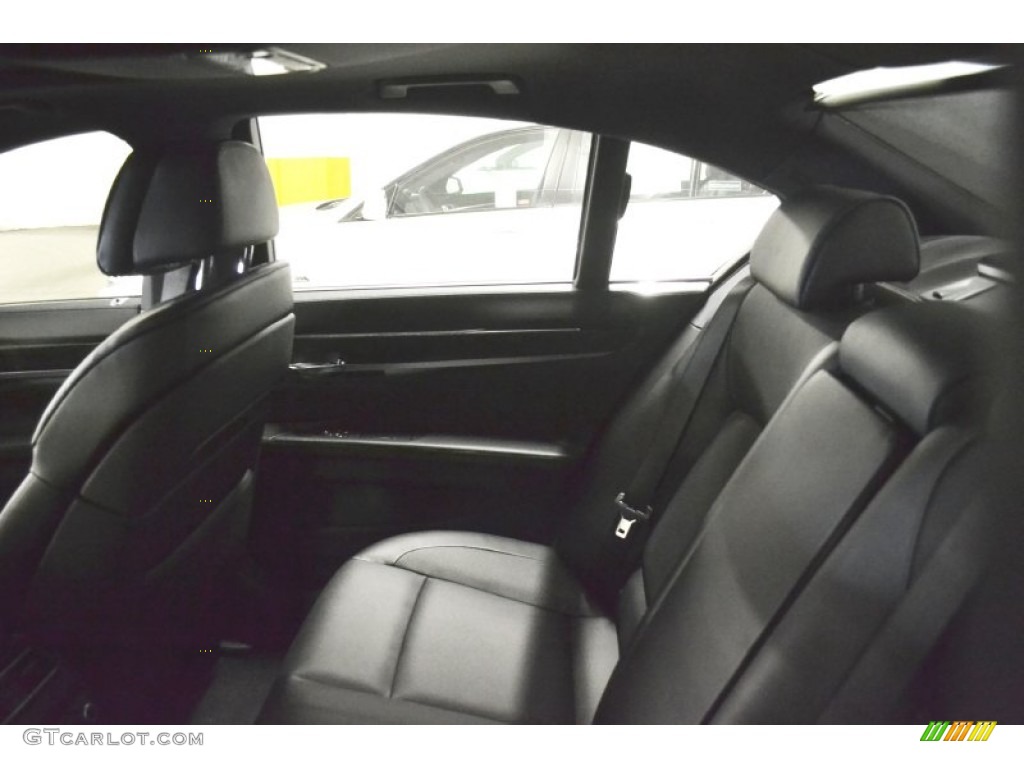 2012 7 Series 750i Sedan - Black Sapphire Metallic / Black photo #7