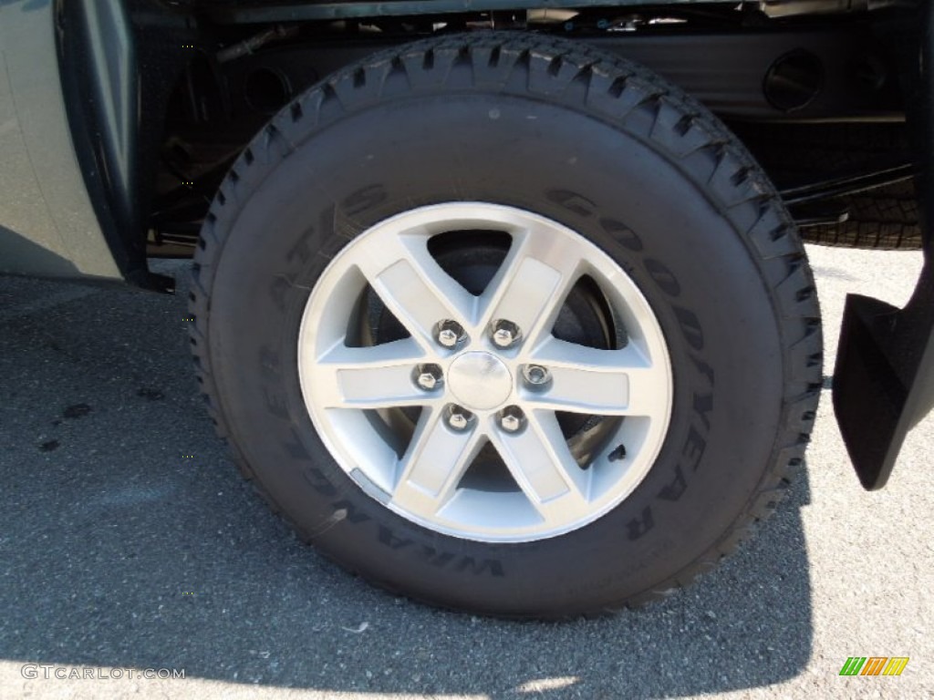 2012 Sierra 1500 SLE Extended Cab 4x4 - Stealth Gray Metallic / Ebony photo #24