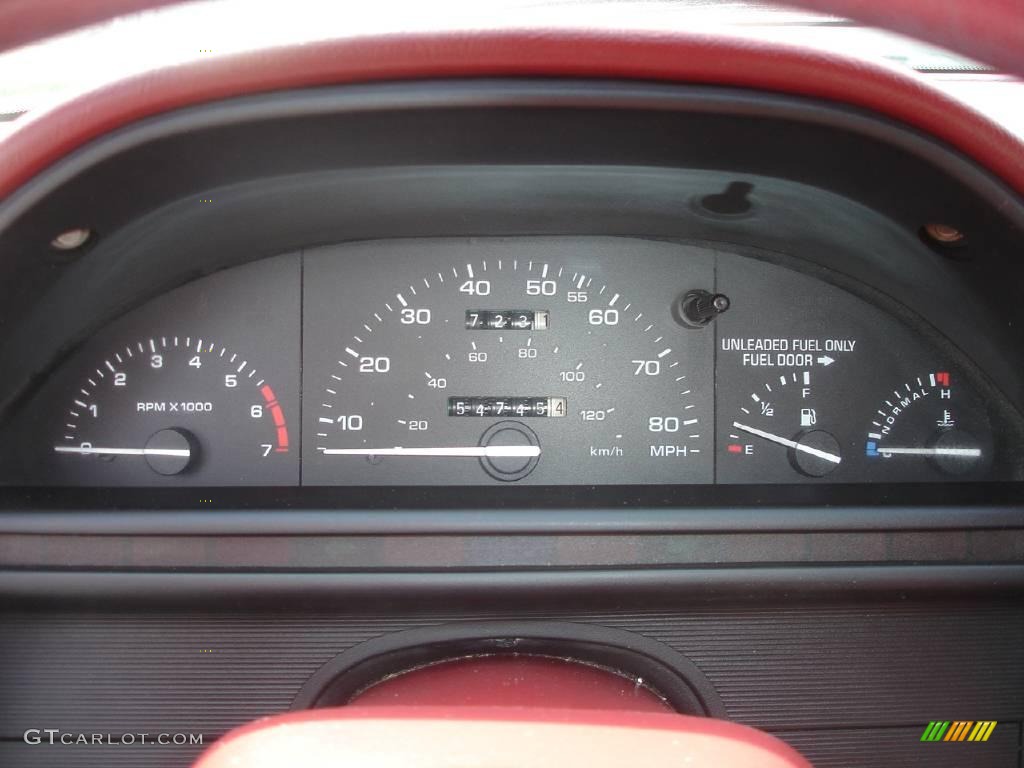 1992 Topaz GS Sedan - Oxford White / Red photo #24