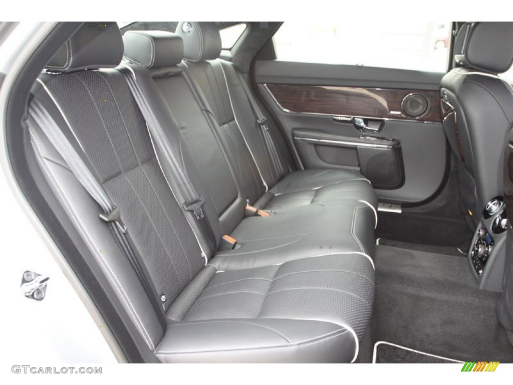 Jet/Ivory Interior 2012 Jaguar XJ XJL Supercharged Photo #61277300