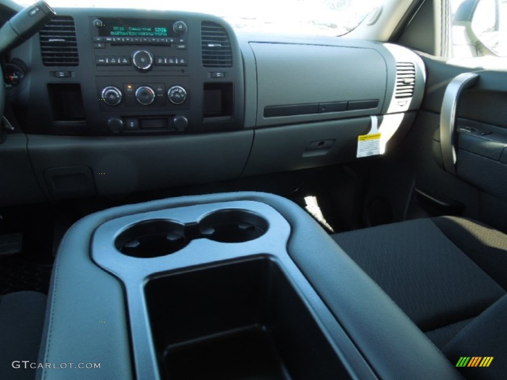 2012 Silverado 1500 LS Crew Cab 4x4 - Blue Granite Metallic / Dark Titanium photo #16