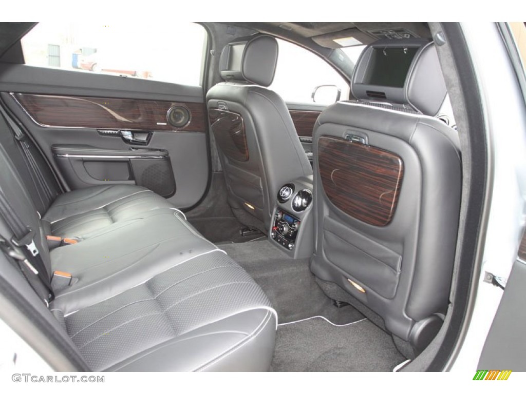 Jet/Ivory Interior 2012 Jaguar XJ XJL Supercharged Photo #61277408