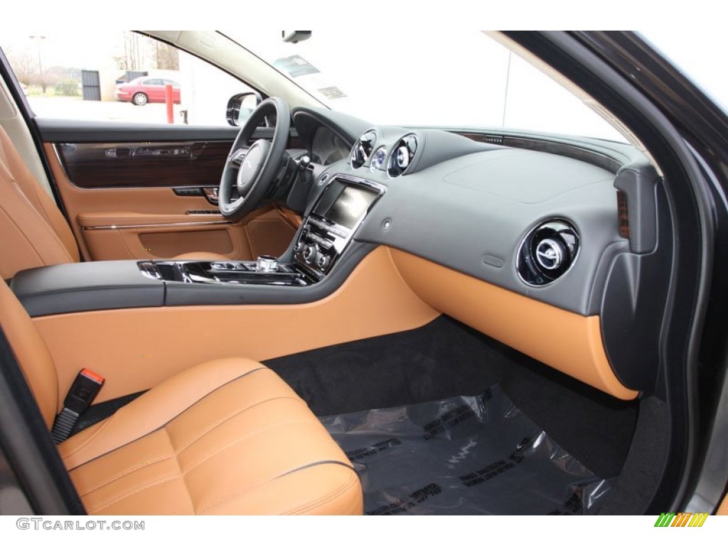London Tan/Jet Interior 2012 Jaguar XJ XJL Portfolio Photo #61277616