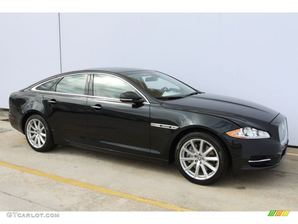 2012 XJ XJ - Midnight Black / London Tan/Jet photo #2