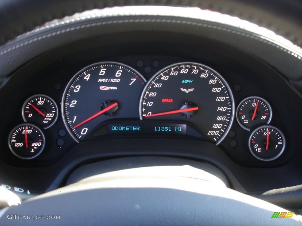 2011 Chevrolet Corvette Z06 Gauges Photo #61277690