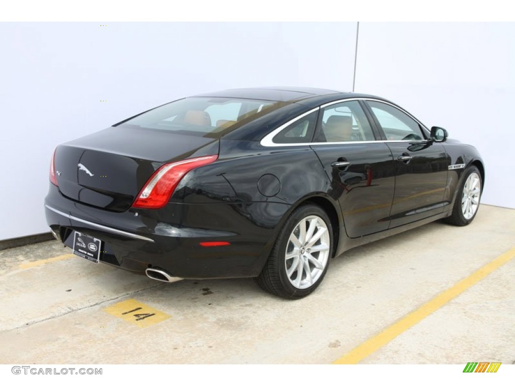 2012 XJ XJ - Midnight Black / London Tan/Jet photo #3