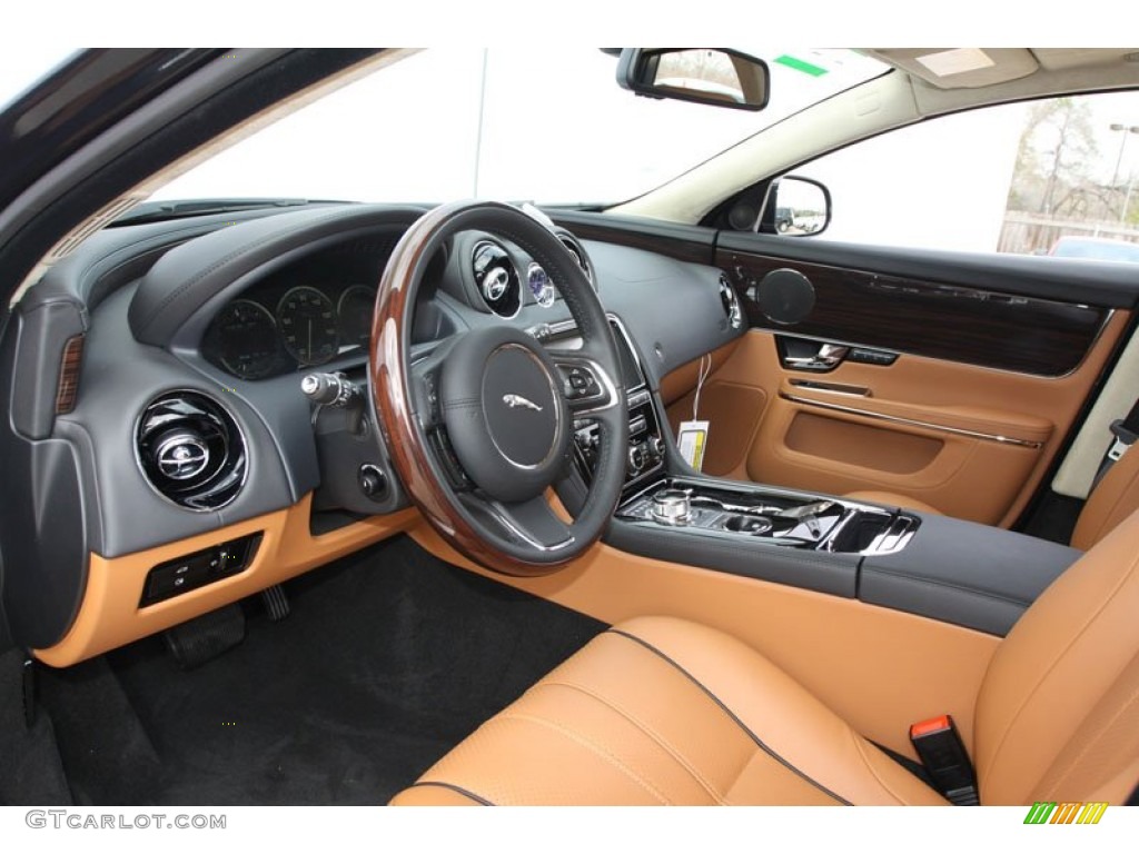 2012 XJ XJ - Midnight Black / London Tan/Jet photo #4