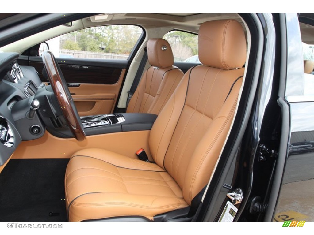 2012 XJ XJ - Midnight Black / London Tan/Jet photo #5
