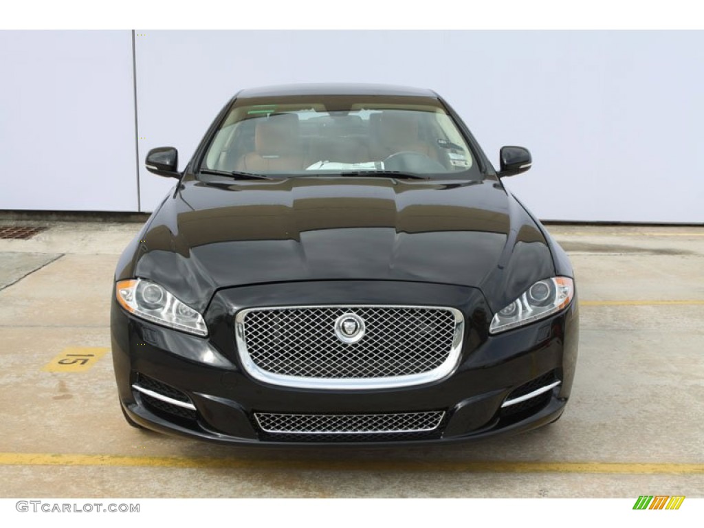 2012 XJ XJ - Midnight Black / London Tan/Jet photo #7