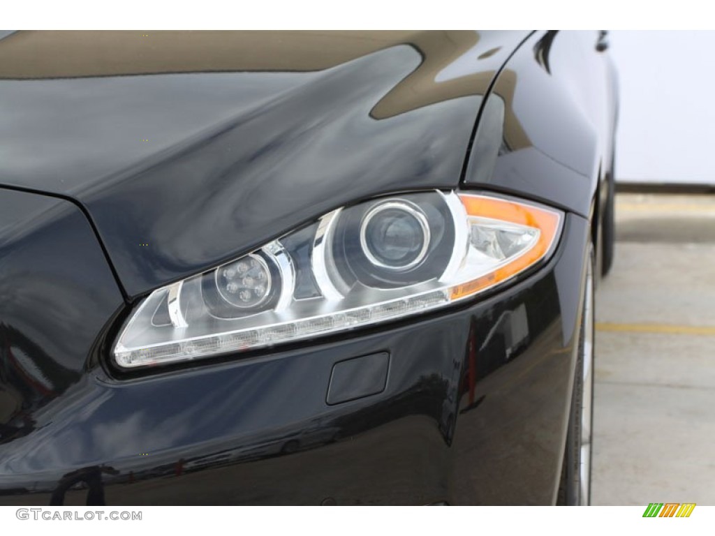 2012 XJ XJ - Midnight Black / London Tan/Jet photo #8