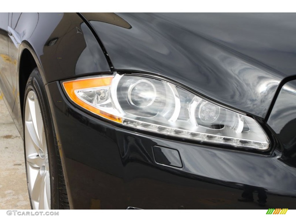 2012 XJ XJ - Midnight Black / London Tan/Jet photo #9