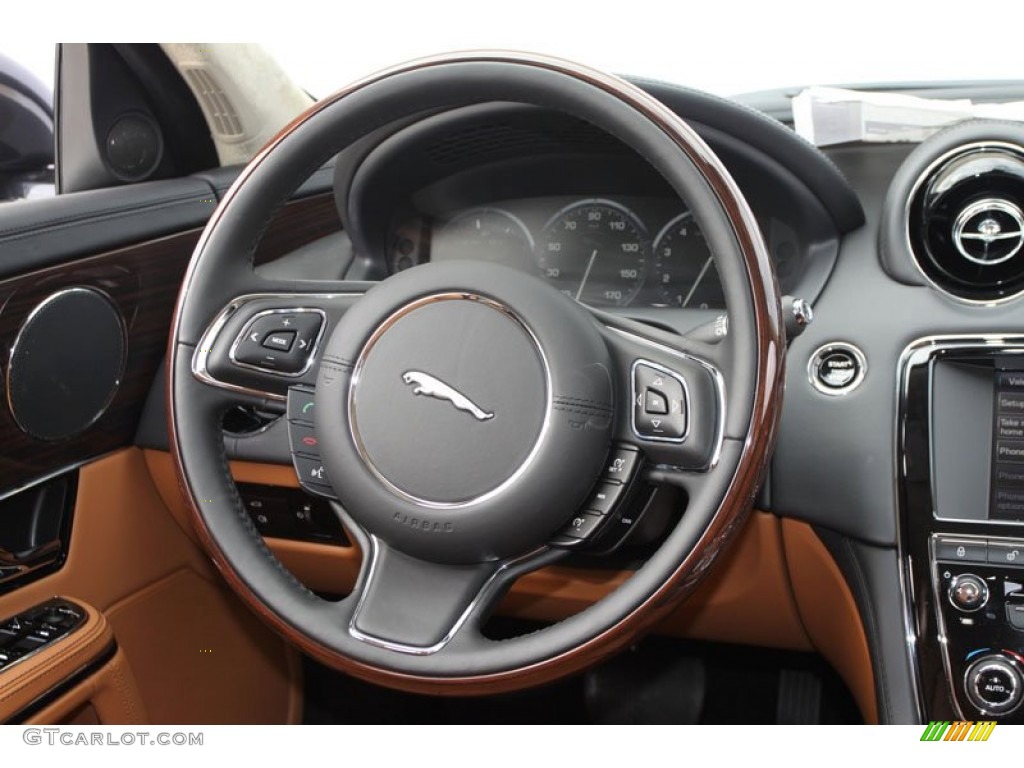 2012 XJ XJ - Midnight Black / London Tan/Jet photo #16