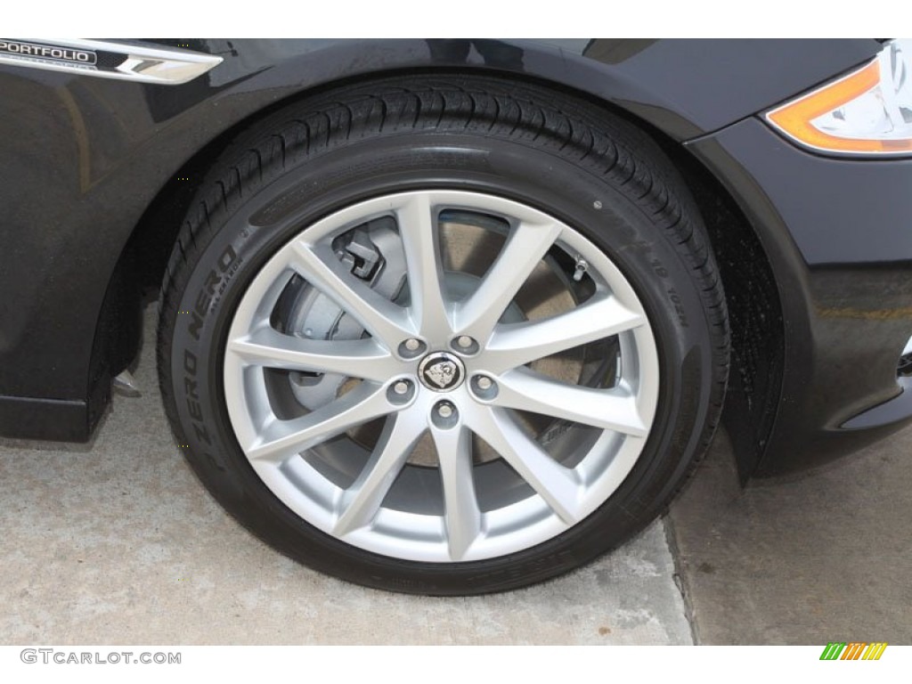 2012 XJ XJ - Midnight Black / London Tan/Jet photo #22