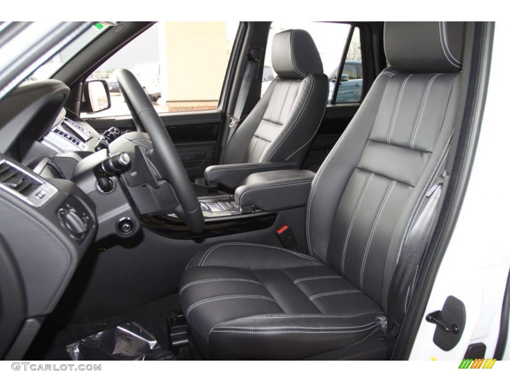 Ebony Interior 2012 Land Rover Range Rover Sport Supercharged Photo #61279121