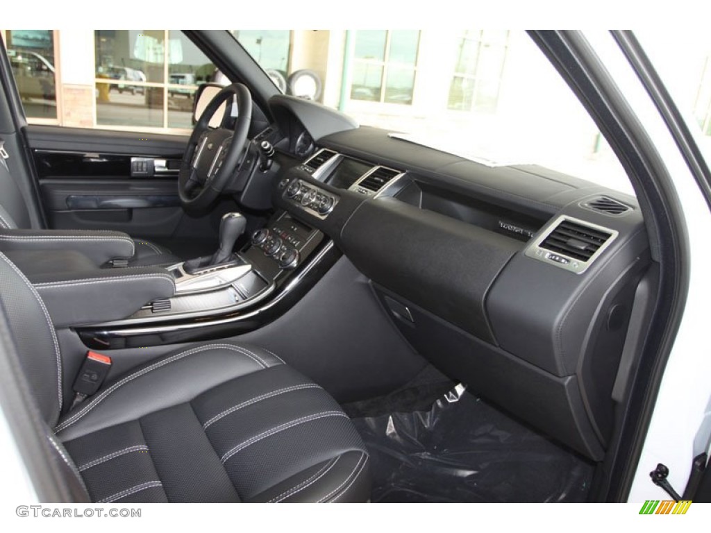 Ebony Interior 2012 Land Rover Range Rover Sport Supercharged Photo #61279250