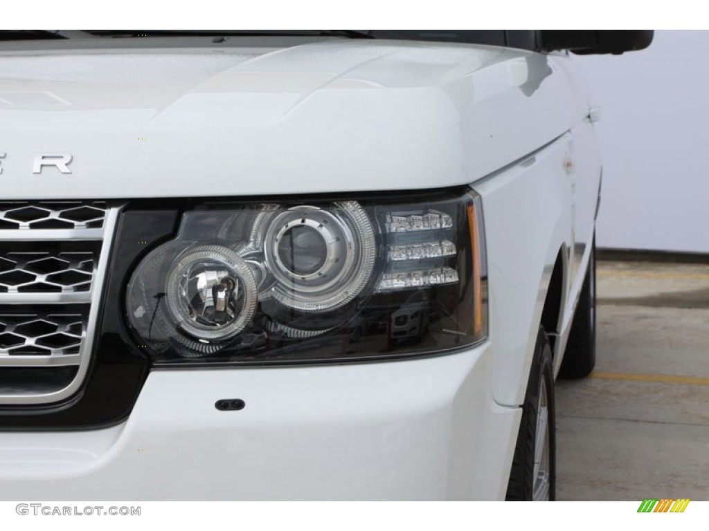2012 Range Rover Supercharged - Fuji White / Jet photo #8