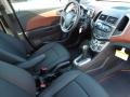 Jet Black/Brick 2012 Chevrolet Sonic LTZ Hatch Interior Color