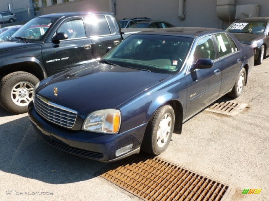 2002 DeVille Sedan - Blue Onyx Metallic / Dark Gray photo #1