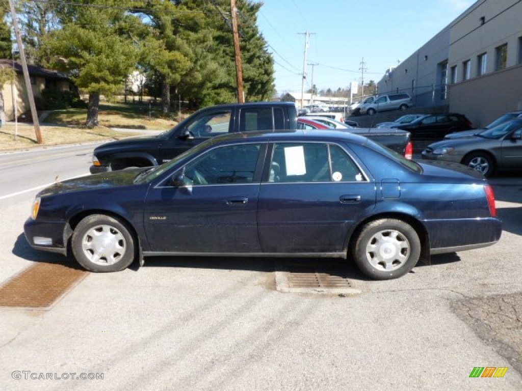 2002 DeVille Sedan - Blue Onyx Metallic / Dark Gray photo #2