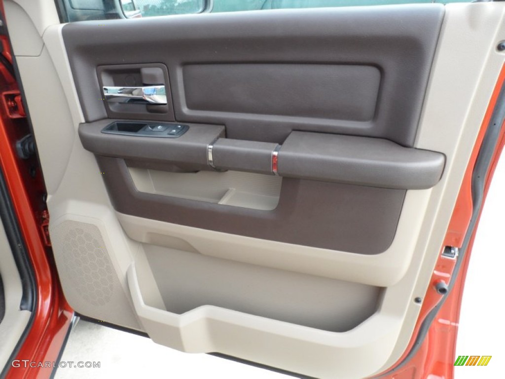 2009 Ram 1500 TRX Quad Cab - Sunburst Orange Pearl / Light Pebble Beige/Bark Brown photo #23