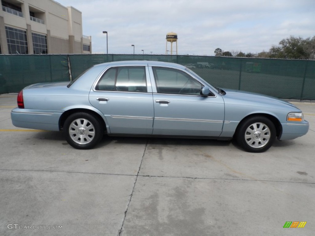 2003 Grand Marquis LS - Light Ice Blue Metallic / Light Flint photo #2