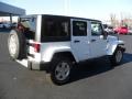 2012 Bright White Jeep Wrangler Unlimited Sahara 4x4  photo #5