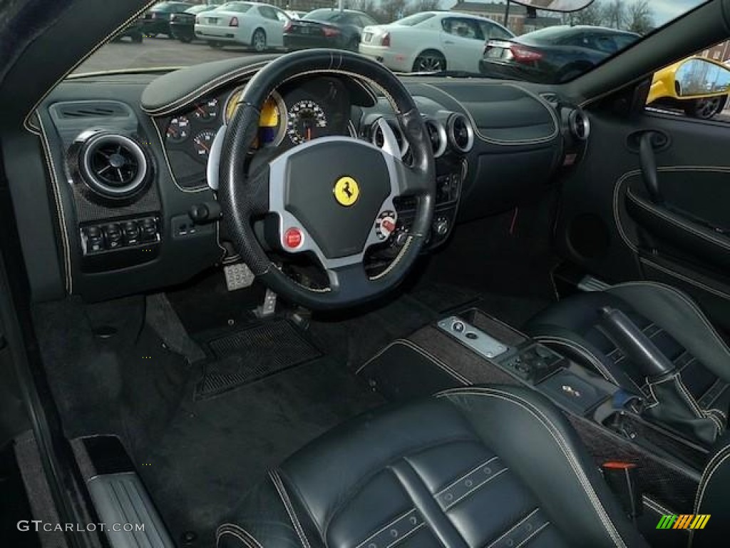 Nero (Black) Interior 2006 Ferrari F430 Spider F1 Photo #61283123