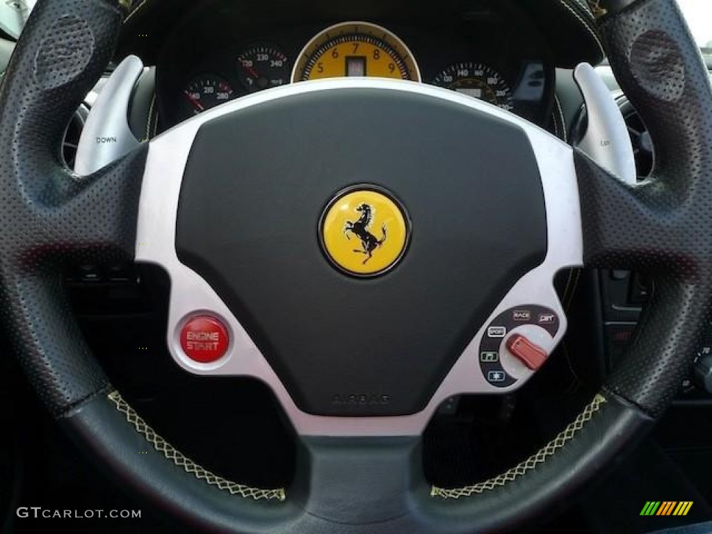 2006 Ferrari F430 Spider F1 Nero (Black) Steering Wheel Photo #61283201