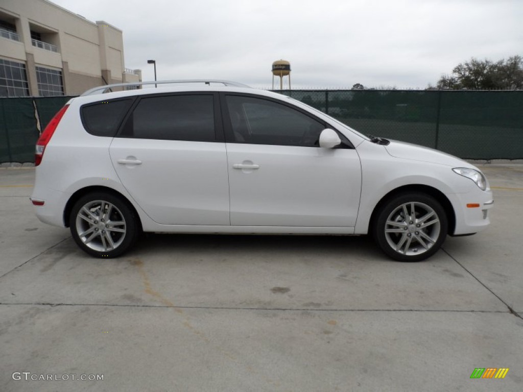 Shimmering White 2012 Hyundai Elantra SE Touring Exterior Photo #61283426