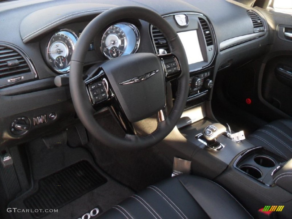 Black Interior 2012 Chrysler 300 S V6 Photo #61283435