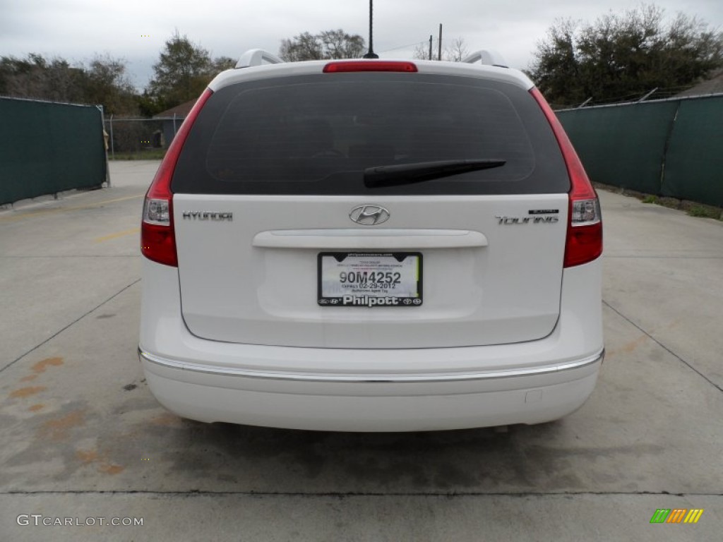 2012 Elantra SE Touring - Shimmering White / Beige photo #4