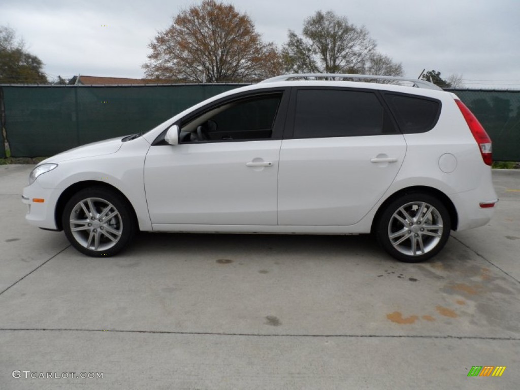 2012 Elantra SE Touring - Shimmering White / Beige photo #6