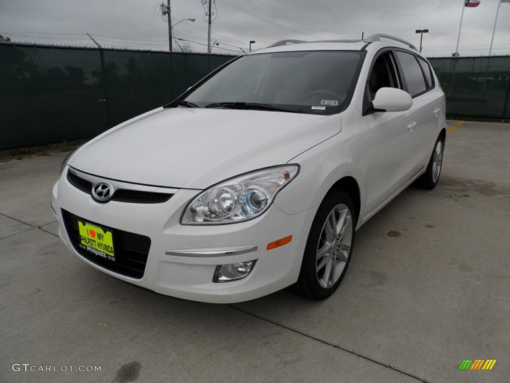 2012 Elantra SE Touring - Shimmering White / Beige photo #7